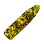 Gold African Ethnic Tribal Pattern Print Ironing Board Cover