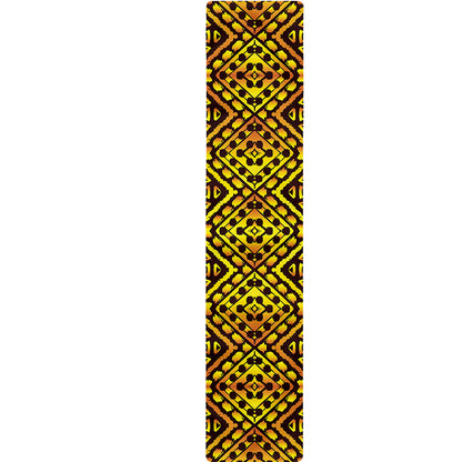 Gold African Ethnic Tribal Pattern Print Table Runner