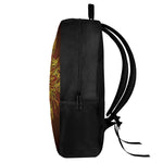 Gold All Seeing Eye Print 17 Inch Backpack