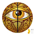 Gold All Seeing Eye Print Basketball