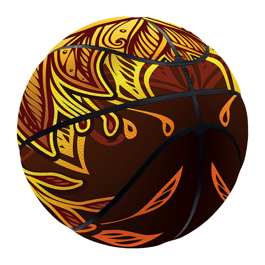 Gold All Seeing Eye Print Basketball