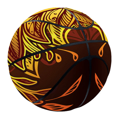 Gold All Seeing Eye Print Basketball