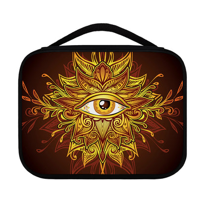 Gold All Seeing Eye Print Classic Bible Case