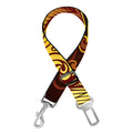 Gold All Seeing Eye Print Dog Seat Belt