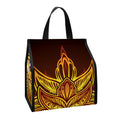 Gold All Seeing Eye Print Insulated Lunch Tote
