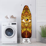 Gold All Seeing Eye Print Ironing Board Cover