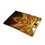 Gold All Seeing Eye Print Pet Cooling Mat Cover