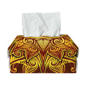 Gold All Seeing Eye Print Rectangle Tissue Box Cover