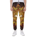 Gold All Seeing Eye Print Joggers