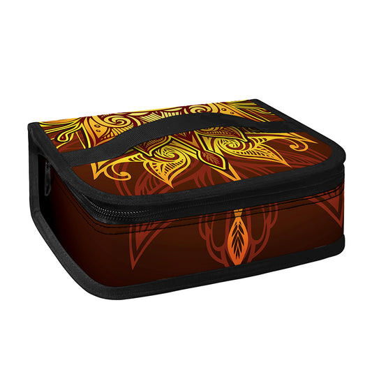Gold All Seeing Eye Print Small Lunch Bag