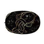 Gold And Black Aquarius Sign Print Car Side Mirror Covers