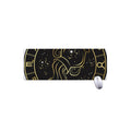 Gold And Black Aquarius Sign Print Extended Mouse Pad