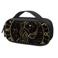 Gold And Black Aquarius Sign Print Portable Cooler Travel Case