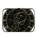 Gold And Black Aquarius Sign Print Laptop Sleeve