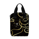 Gold And Black Aries Sign Print Bible Tote Bag