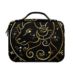 Gold And Black Aries Sign Print Briefcase Bible Bag