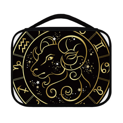 Gold And Black Aries Sign Print Classic Bible Case