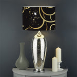 Gold And Black Aries Sign Print Drum Lamp Shade