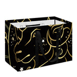 Gold And Black Aries Sign Print Utility Tote Bag