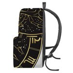 Gold And Black Cancer Sign Print Backpack