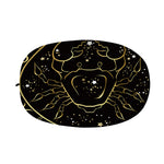 Gold And Black Cancer Sign Print Car Side Mirror Covers