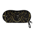 Gold And Black Cancer Sign Print Glasses Case