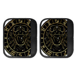 Gold And Black Cancer Sign Print Handle Covers