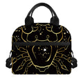 Gold And Black Cancer Sign Print Insulated Lunch Bag