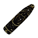 Gold And Black Cancer Sign Print Ironing Board Cover