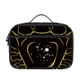 Gold And Black Cancer Sign Print Portable Lunch Bag