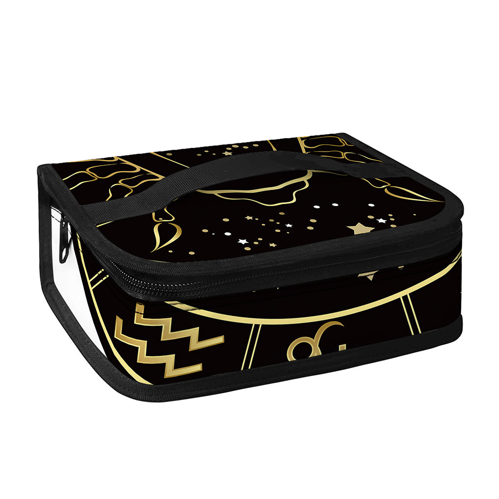 Gold And Black Cancer Sign Print Small Lunch Bag