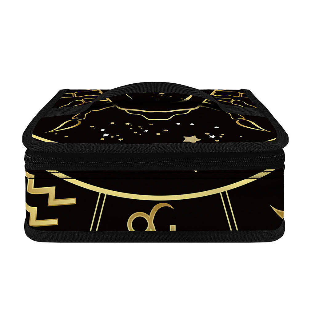 Gold And Black Cancer Sign Print Small Lunch Bag