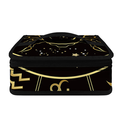 Gold And Black Cancer Sign Print Small Lunch Bag