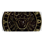 Gold And Black Cancer Sign Print Towel