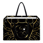 Gold And Black Cancer Sign Print Utility Tote Bag