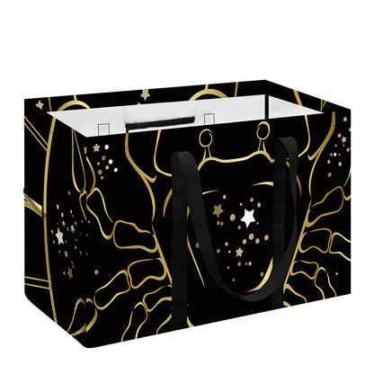 Gold And Black Cancer Sign Print Utility Tote Bag