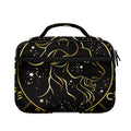 Gold And Black Capricorn Sign Print Briefcase Bible Bag