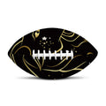 Gold And Black Capricorn Sign Print Rugby Ball