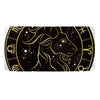 Gold And Black Capricorn Sign Print Towel