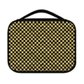 Gold And Black Checkered Pattern Print Classic Bible Case