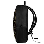 Gold And Black Gemini Sign Print 17 Inch Backpack