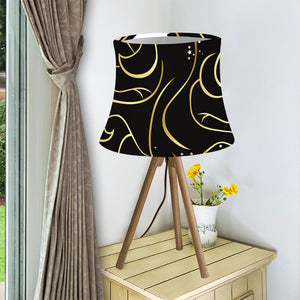 Gold And Black Gemini Sign Print Bell Lamp Shade