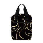 Gold And Black Gemini Sign Print Bible Tote Bag