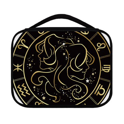 Gold And Black Gemini Sign Print Classic Bible Case