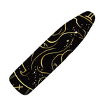 Gold And Black Gemini Sign Print Ironing Board Cover