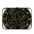 Gold And Black Gemini Sign Print Laptop Sleeve