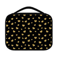 Gold And Black Heart Pattern Print Classic Bible Case