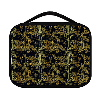 Gold And Black Japanese Bamboo Print Classic Bible Case