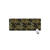 Gold And Black Japanese Bamboo Print Extended Mouse Pad