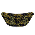 Gold And Black Japanese Bamboo Print Fanny Pack
